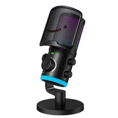 FIFINE AmpliGame AM6 USB Condenser Microphone with RGB