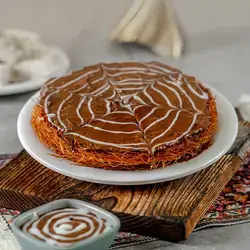 Nutella Kunafa Plate