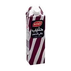 Kdd Skimmed Long Life Milk 1 Lt