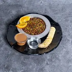 Kunafa Basbousa And A Lotus Cup