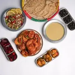 Half Oven Chicken With Rice