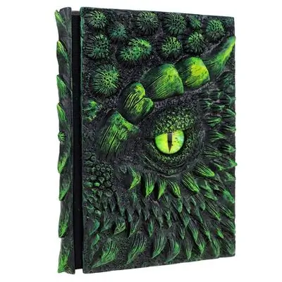 3D Dragon Eye Journal Notebook – Green Cover