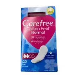 Carefree Cotton Female Napkin 20pcs