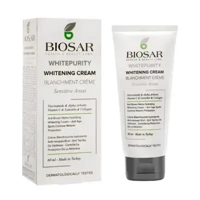 Biosar Whitepurity Whitening Cream for Sensitive Areas
