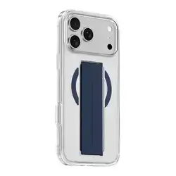 Keephone Stanta Cover For iPhone 17 Promax (7480-j) White Blue LINE