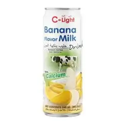 C Light Banana Flavored Milk 240 ml