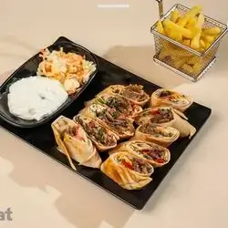 Arabic meat Shawarma Meal Double 