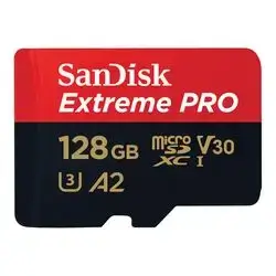 SanDisk Extreme Pro 128GB U3 A2 V30 MicroSD Card