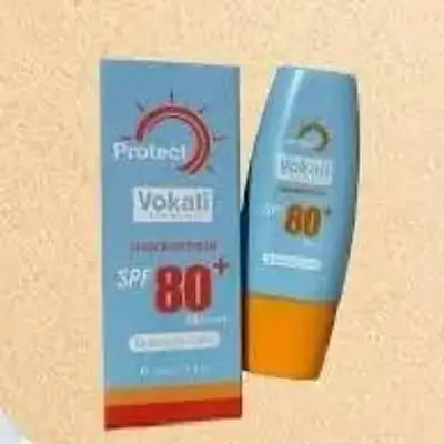 Vokali Protect Sunscreen Cream SPF 80+.