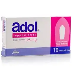 Adol Paracetamol Suppositories 125 Mg