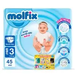 Molfix Baby Daiper Midi No3 X45