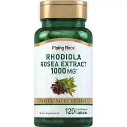 Rhodiola Rosea Extract 1000mg Piping Rock 120 Caps
