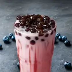 Cherry & Blueberry Bubble Tea