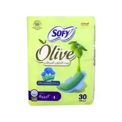 Sofy Lady Pad Olive Oil Moisture Large 30 Pads