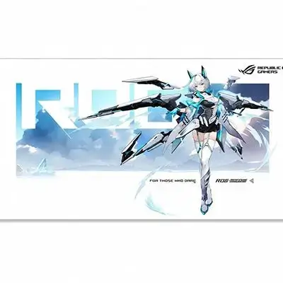 90 cm × 40 cm ROG Anime Glass Mouse Pad