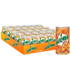 Mirinda Orange Cans - 150 ml (Pack of 30)