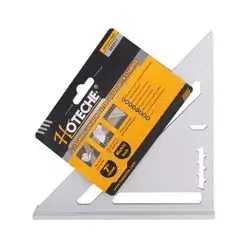 7"/185Mm Aluminum Rater Square With Stamped