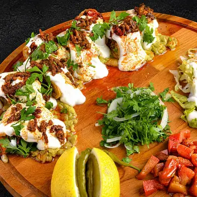 Meat Tantuni Sandwich with Yogurt