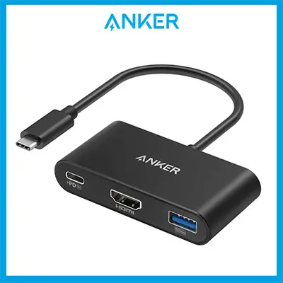 Anker 3-In-1 Power Expand Usb-C Pd Hub 4K,5Gbps,100W, For Mobile,Tablet,Pc