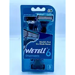 Razor 6 Blades Pack of 3