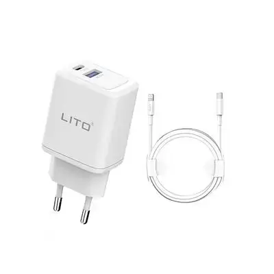 Lito LC02 20W PD Fast Charging Set (USB-C to Lightning)