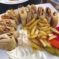 Chicken Shawarma Saj Meal