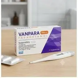 VANPARA 250mg (Paracetamol) 10 Suppositories