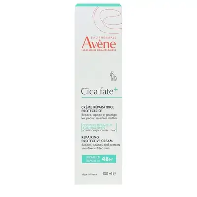 Avene Cicalfate Repair Cream for Sensitive and Irritated Skin, 100 ml