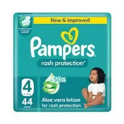 Pampers Diapers Rash Protect S4 X44
