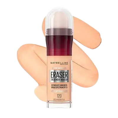 Instant Age Rewind Eraser Treatment Makeup Octinoxate Sunscreen Spf18 (120) CREAMY IVORY 20ml _ MAYBELLINE NEW YORK