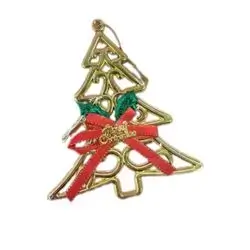 Xmas Tree Decorations With Bow1-38
