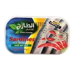 ماسی سەردین تازج ١٢٥غم