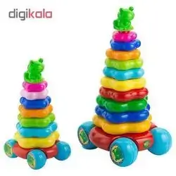 large Educational game of intelligence cycle model Wheeled intelligence ring - height 45 cm