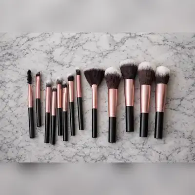 12pcs Color Block Makeup Brush Set