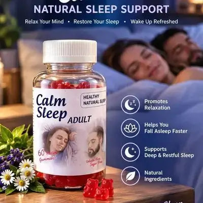 Calm Sleep Adult Healthy Natural Sleep (60 gummies)