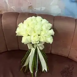 Hand Held White Flower