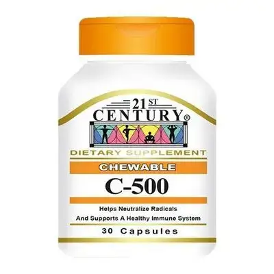 Vitamin C-500 Chewable Dietary Supplement مكمل غذائي فيتامين C