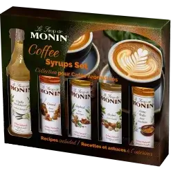 monin coffee syrup set