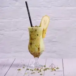 Milk, Banana And Nuts Cocktail
