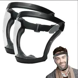 Super Protective Anti-Fog Full Face Shield Mask for Heavy-Duty Work (1-Piece)