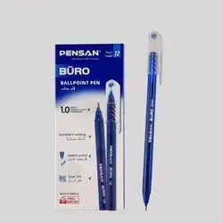 Blue Pensan Buro Pen - 12 Pcs