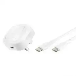 Belkin BoostCharge 20W Cubic Wall Charger, USB-C Power white