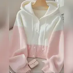 Women's Stylish Versatile Hooded Sweater - Small