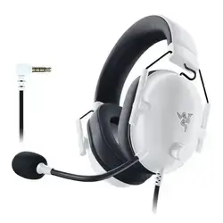 Razer Blackshark V2 X – White Edition (Multiplatform Wired)