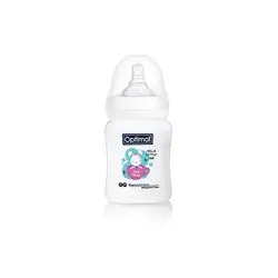 Wide Neck Feeding Bottle 180ml (+0) - White