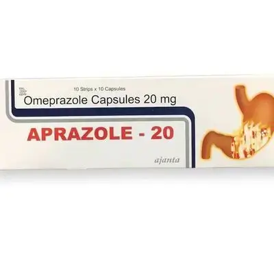 Aprazole ( omeprazole ) 20mg caps.