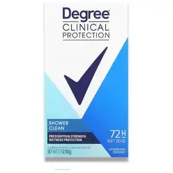 Degree Clinical Protection Shower Clean 72H