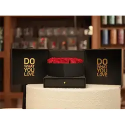 Box and Natural Flowers