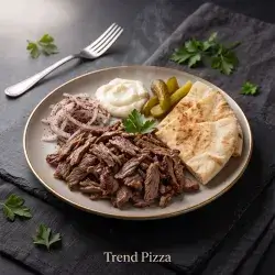 Full Portion Beef Shawarma Platter