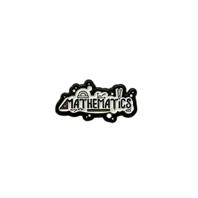 Mathematics Metal Sticker